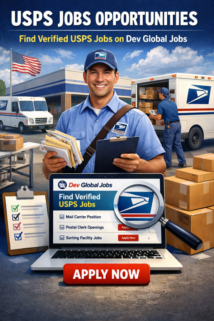 usps jobs Opportunities: Find Verified usps jobs on Dev Global Jobs