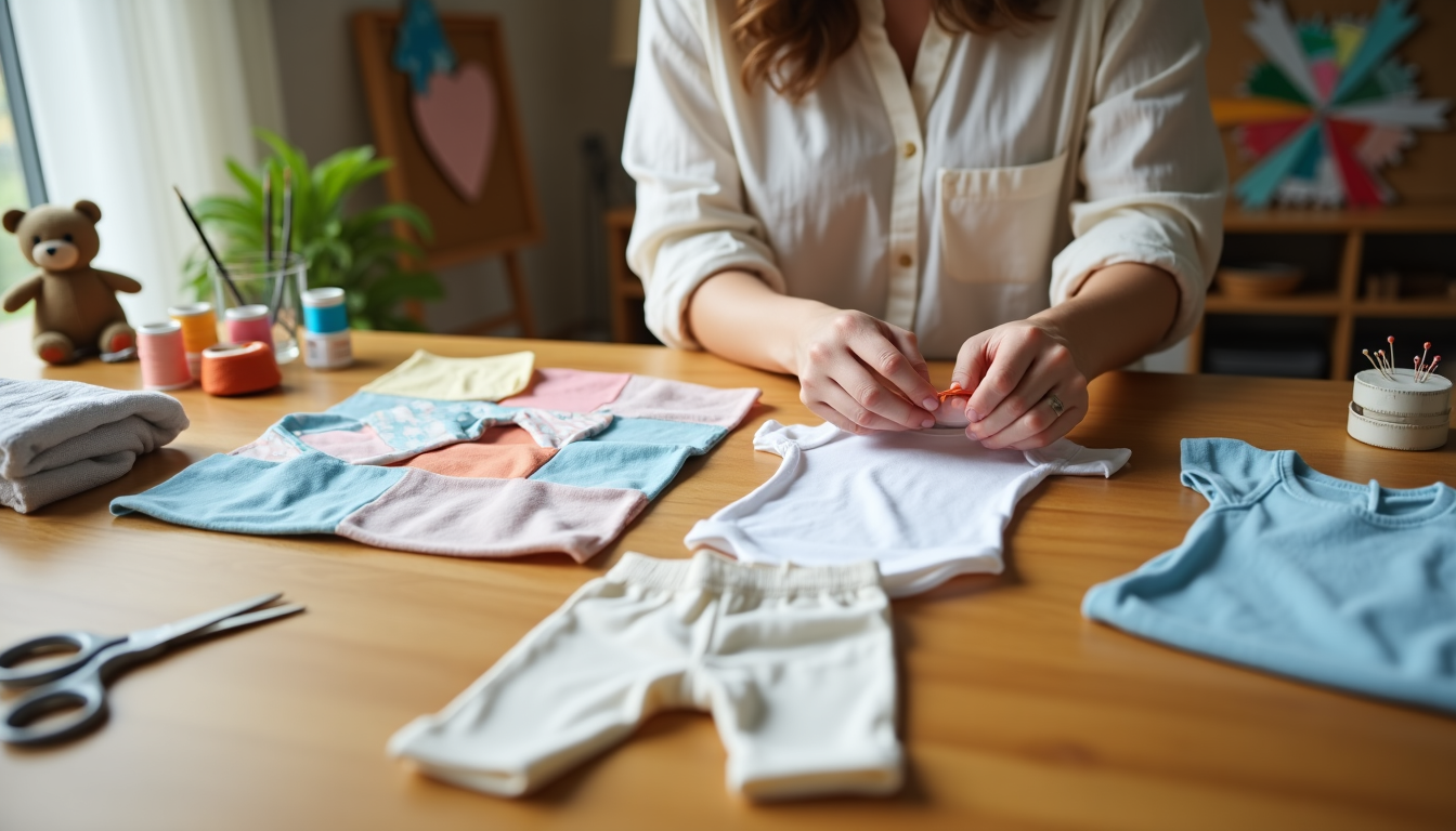 Hero Image for How to Upcycle Baby Clothes: Easy Guide for Money-Saving Parents